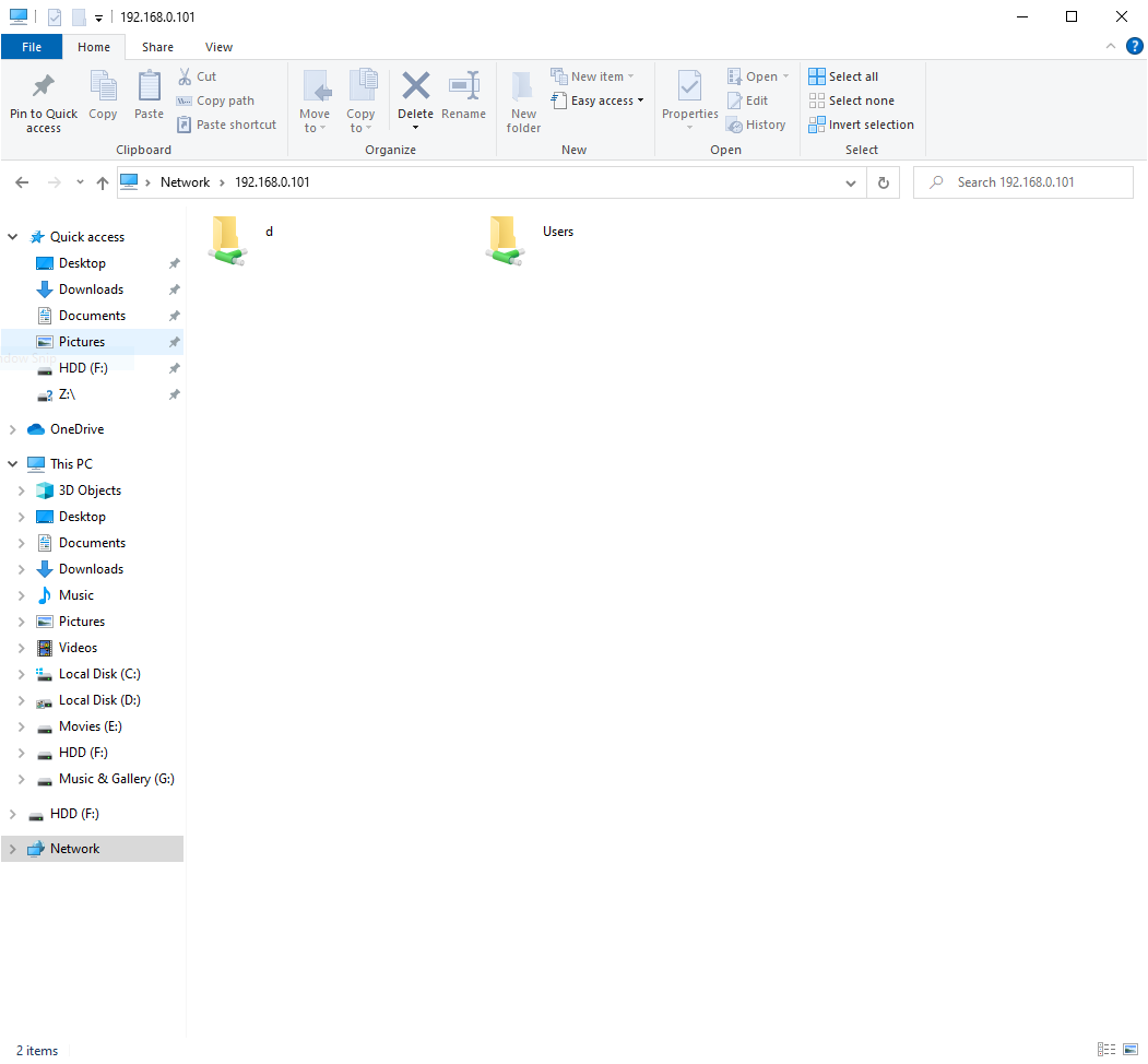 Write Protected? I Choice Network Sharing